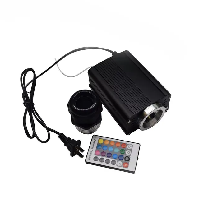 1X Super jasność 30W RGB LED Światłowodowy silnik RF Sterowanie do wszystkich kabli światłowodowych Oświetlenie sufitowe