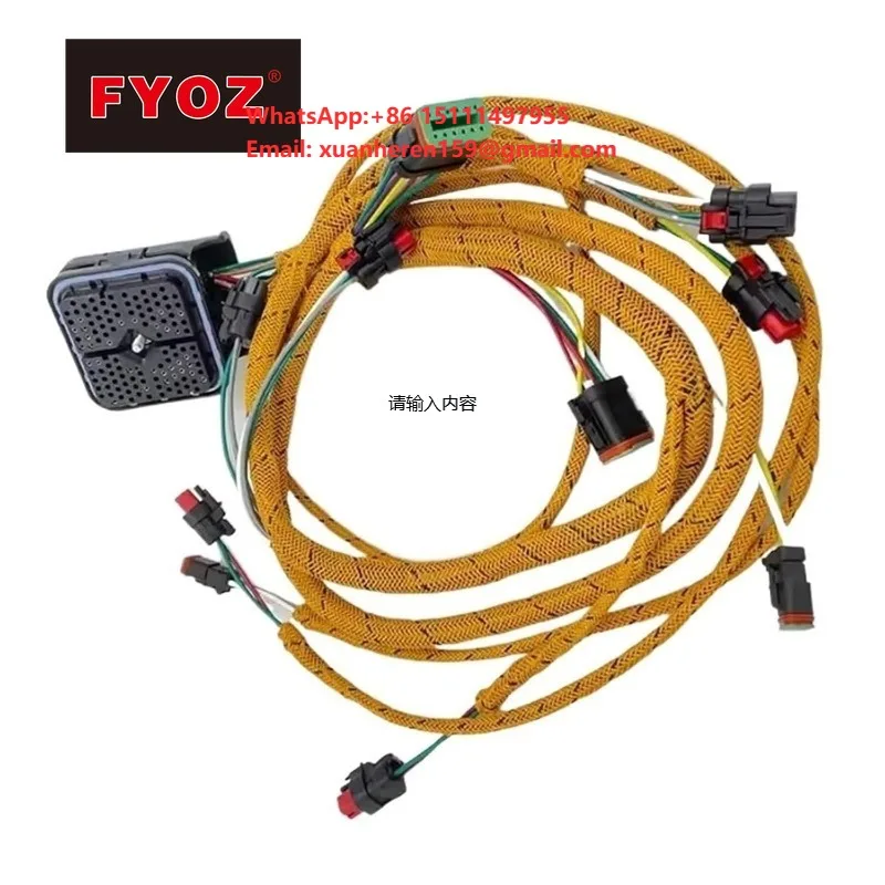 Engine Electrical Wiring Harness for cat 3406E/3456/365C/385C/390D/5090B Excavator & C15/C18 Engine 3540049 Harness Replacement
