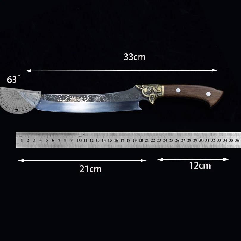 Sashimi Knife 7Cr17MoV Steel Sharp Slicing Salmon Sushi Ham Filleting Chefs Cleaver Fish Kitchen Knife Wood Handle China Messer