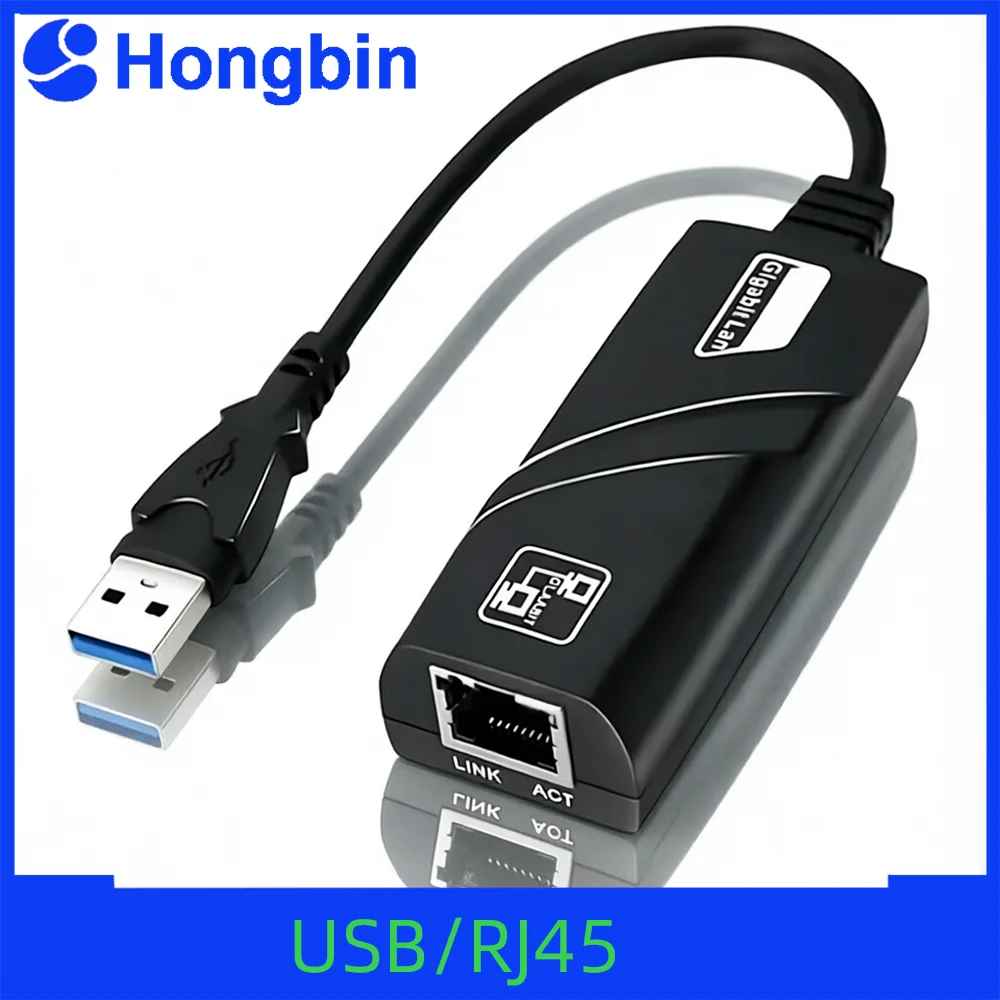 Adaptateur filaire Ethernet USB 3.0 vers Rj45, câble réseau 10/100Mbps pour Xiaomi Mi Box PC Windows 10, carte réseau USB 3.0