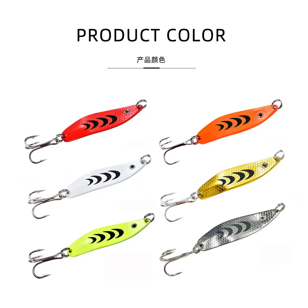 Balleo 6g Metal Spoon Lure Metal spinner Lure hard lure metal Fishing lure metal jigging iscas artificiais bass wrobbler