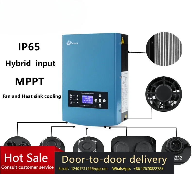 

25HP Hybrid MPPT Solar Pump Inverter with Dry-run Protection