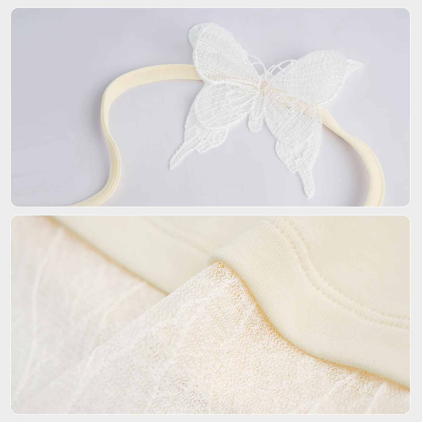 女性レーススプライスカジュアルブラウス優雅なダンストップ非対称ドレープ&繊細な蝶チョーカーガールコットン長袖シャツ