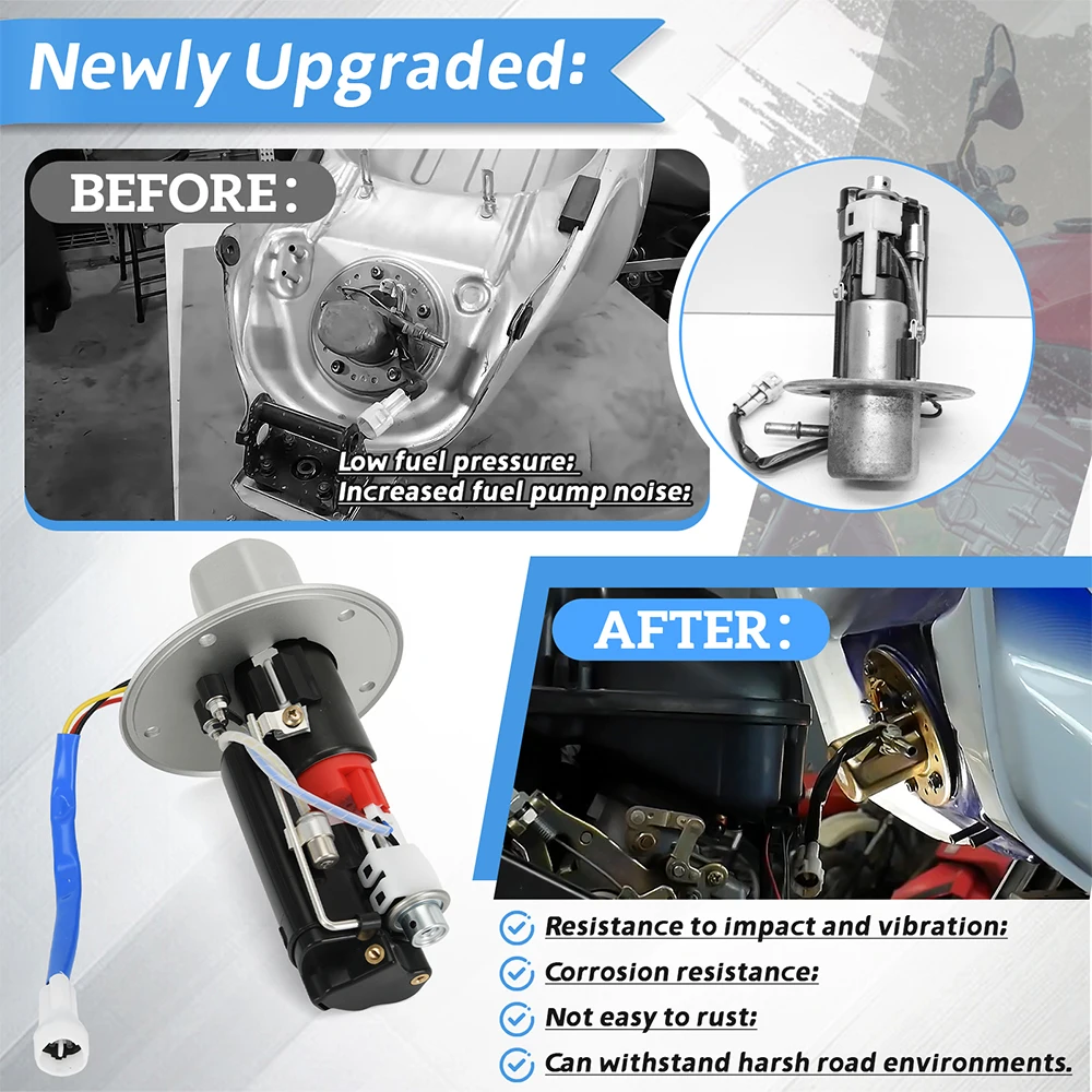 15100-35F30 Fuel Pump Assembly For Suzuki SV650 SV650A SV650S SV1000 SV1000S GSXR1000 GSXR1000Z K3/K4 03-07 ABS & Metal view 4