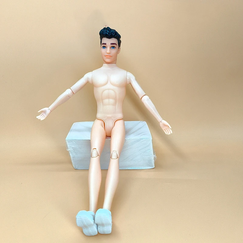 1/6 بنين دمية أرقام المفاصل المنقولة الصلبة 30 سنتيمتر نباتي فستان دمى الذكور رئيس + الجسم الاطفال DIY بها بنفسك لعبة هدايا عيد اللعب لعبة المنزل #4