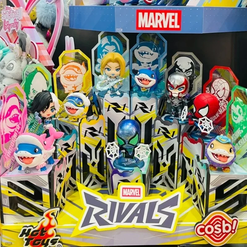 Hot Toys Rivals Blind Box Offizielle Cosbi-Kollektion Mini-Figuren Spider-Man Luna Jeff The Land Shark Modell Deko-Spielzeug Geschenke
