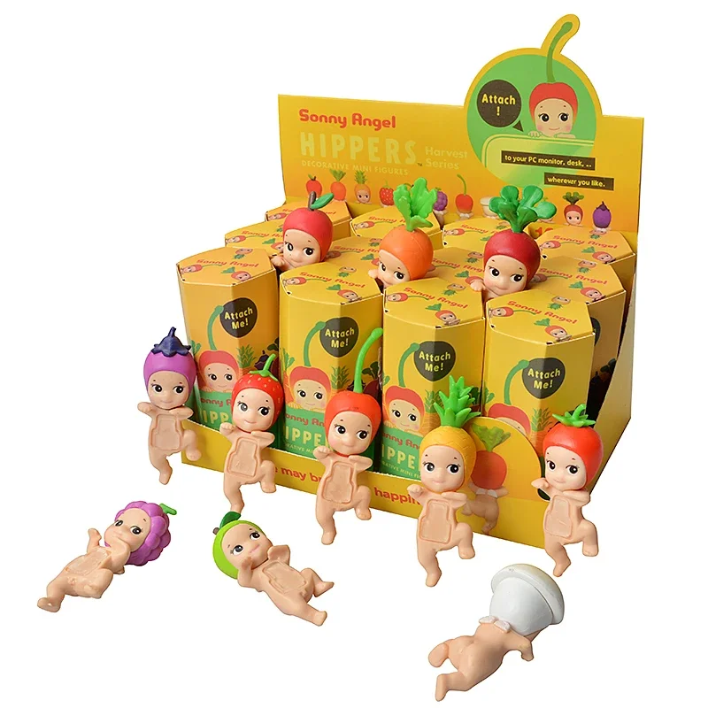Anime nuevo Sonny Angel caja ciega serie cosecha figuras de frutas y verduras adornos muñecas Fans niños cumpleaños regalo de Navidad