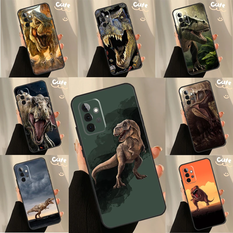 Tyrannosaurus T Rex Dinosaur Case For Samsung Galaxy A17 A56 A36 A26 A16 A06 A13 A33 A53 A15 A35 A55 A34 A54 A52 A12 A32