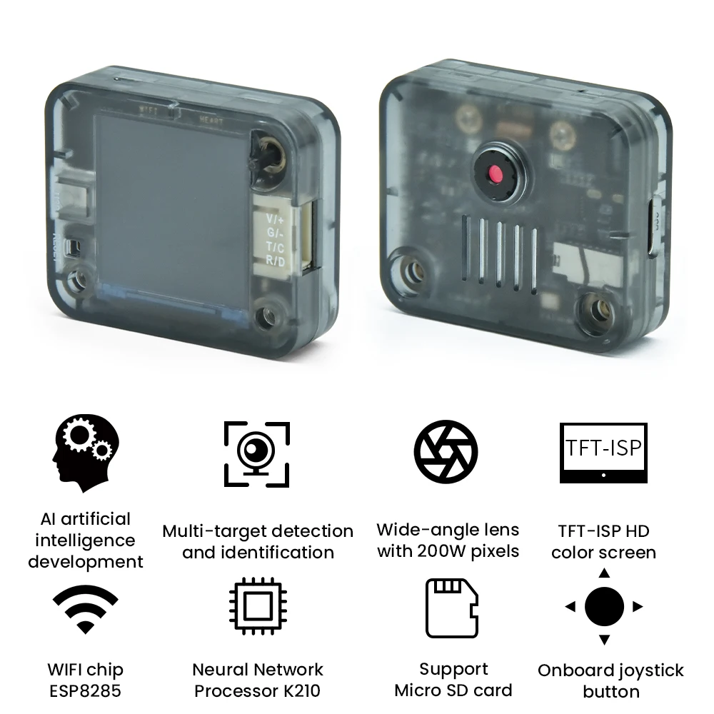 Keyestudio Sentry1&2 Vision Sensor Wide Camera Aperture Visual Inspection AI Face Recognition For Arduino/Micro:bit/Raspberry PI