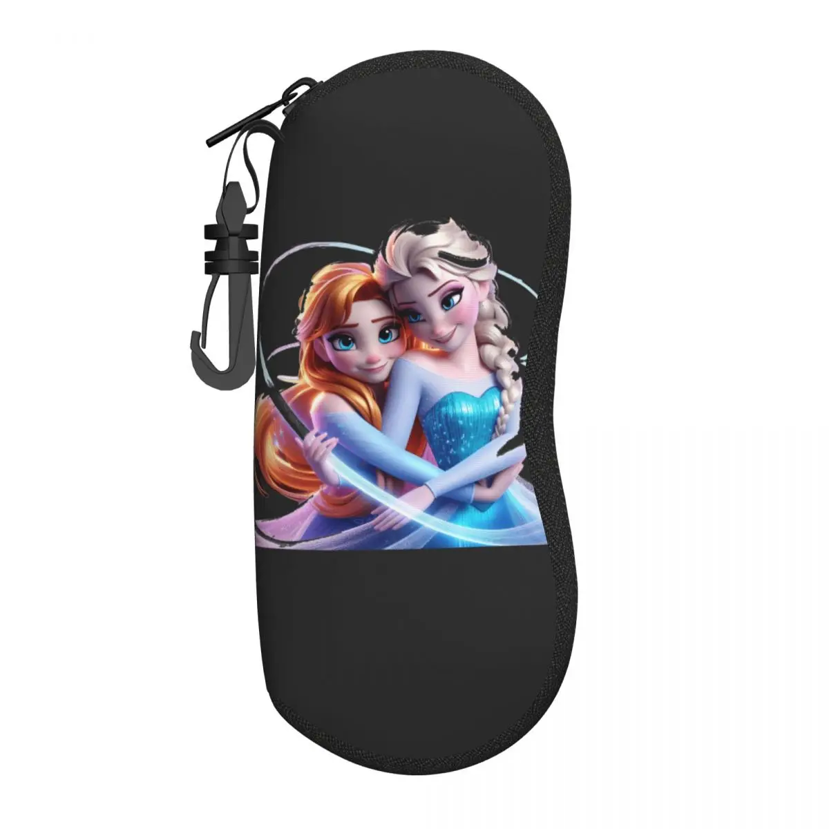 

Elsa And Anna Frozen Splash Glasses Case Cover Sunglasses Case Travel Cute Eyewear Box Print Men Women Eyeglass Cases Cover