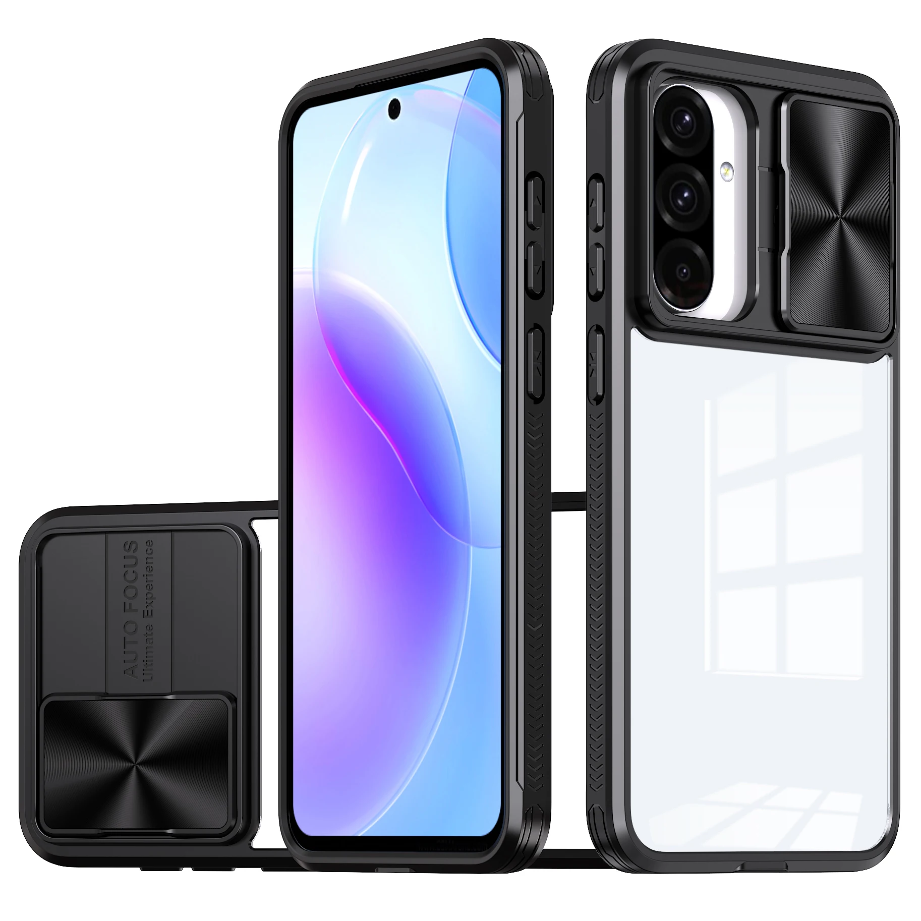 for Galaxy A26 5G Phone Clear Case, Camera Cover Drop Protection Shockproof Transparent Case For Samsung Galaxy A36 A56 5G,A16