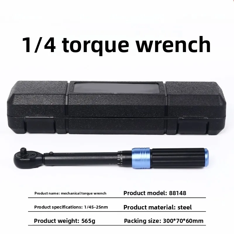 Heavy Duty Pre-Set Click Torque Wrench, Industrial Grade Mechanical Torque Spanner for Automotive, Tire Repair