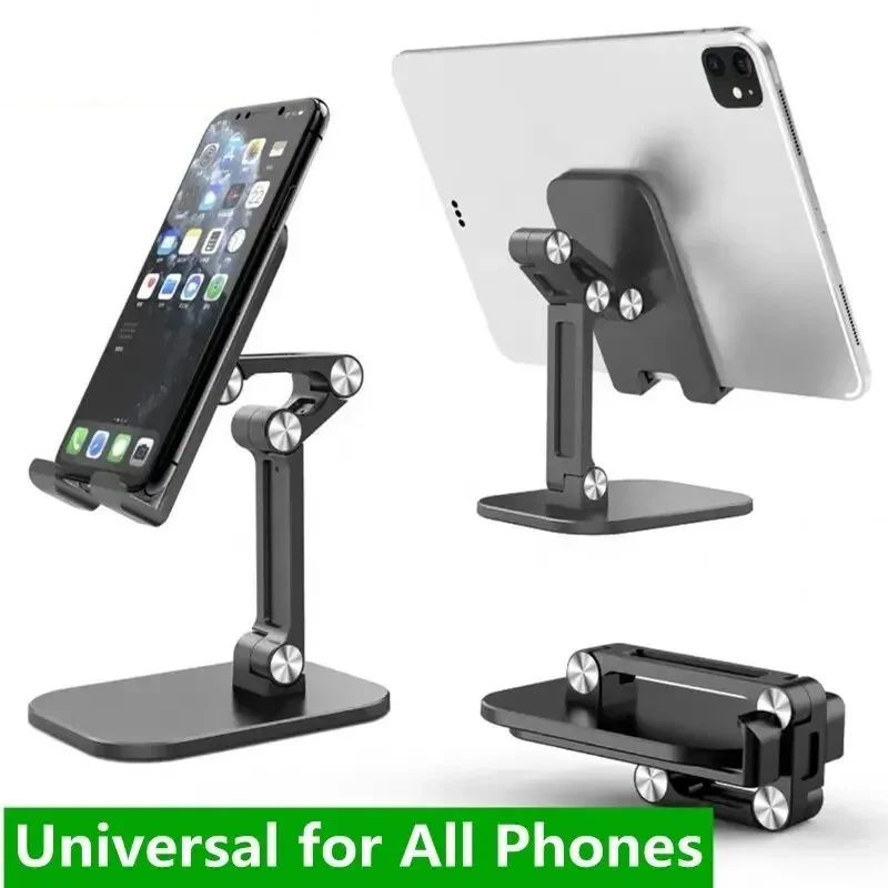حامل الهاتف المحمول، حامل قابل للطي لسطح المكتب والكمبيوتر اللوحي، حامل هاتف ذكي عالمي قابل للتعديل لجهاز IPad IPhone Samsung Xiaomi #1