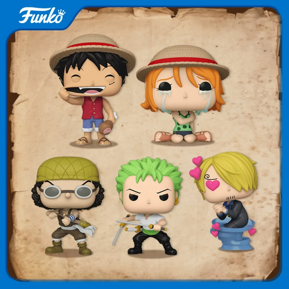 FUNKO POP One Piece Peripherals Monkey D Luffy Boa.Hancock Nami Borsalino Arlong Sugar Usopp Action Toy Figures Decorative Gifts