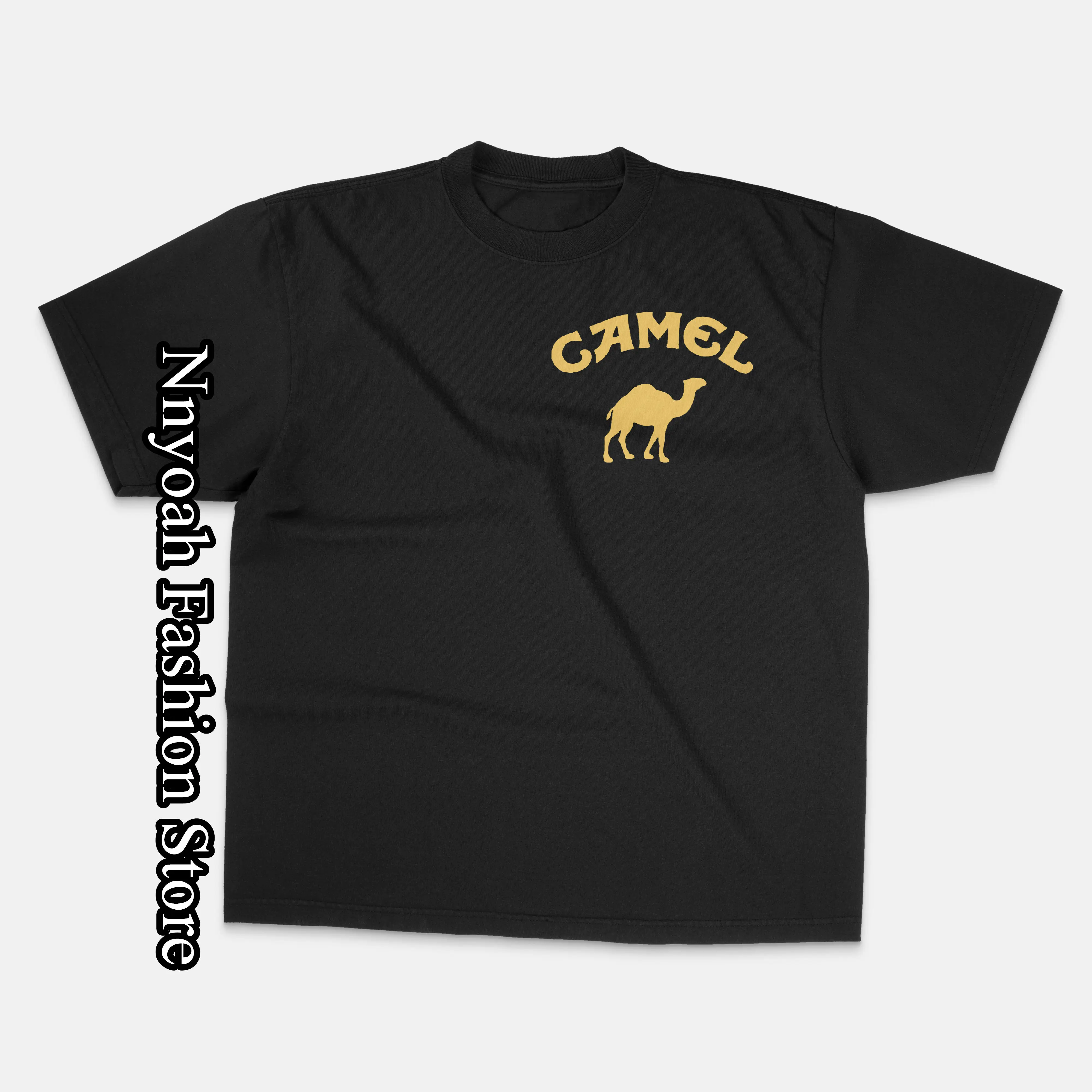 Summer Men Women Camel T-Shirt Vintage Cotton Tops Tees Kids Retro Car Graphic Short Sleeve Clothing Daily Casual Streetwear