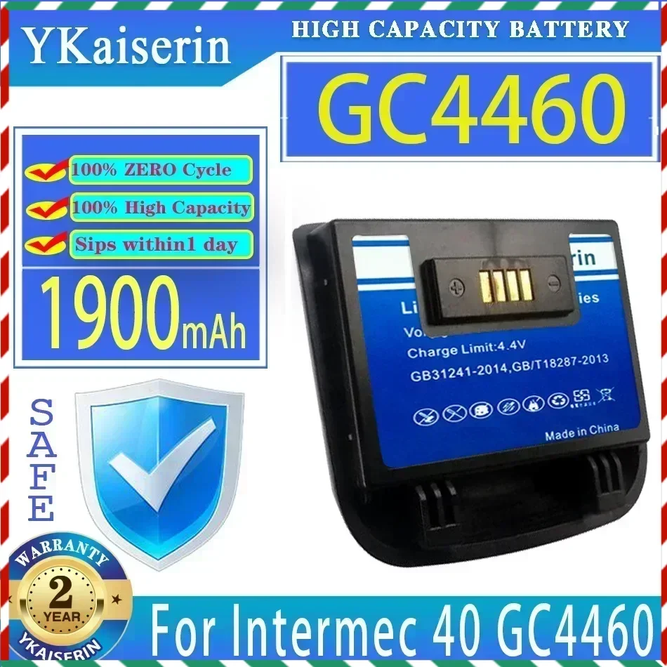 

YKaiserin 1900mAh Replacement Battery GC4460 (318-045-001) for Intermec 40 for Intermec40 GC4460 Digital Batteries