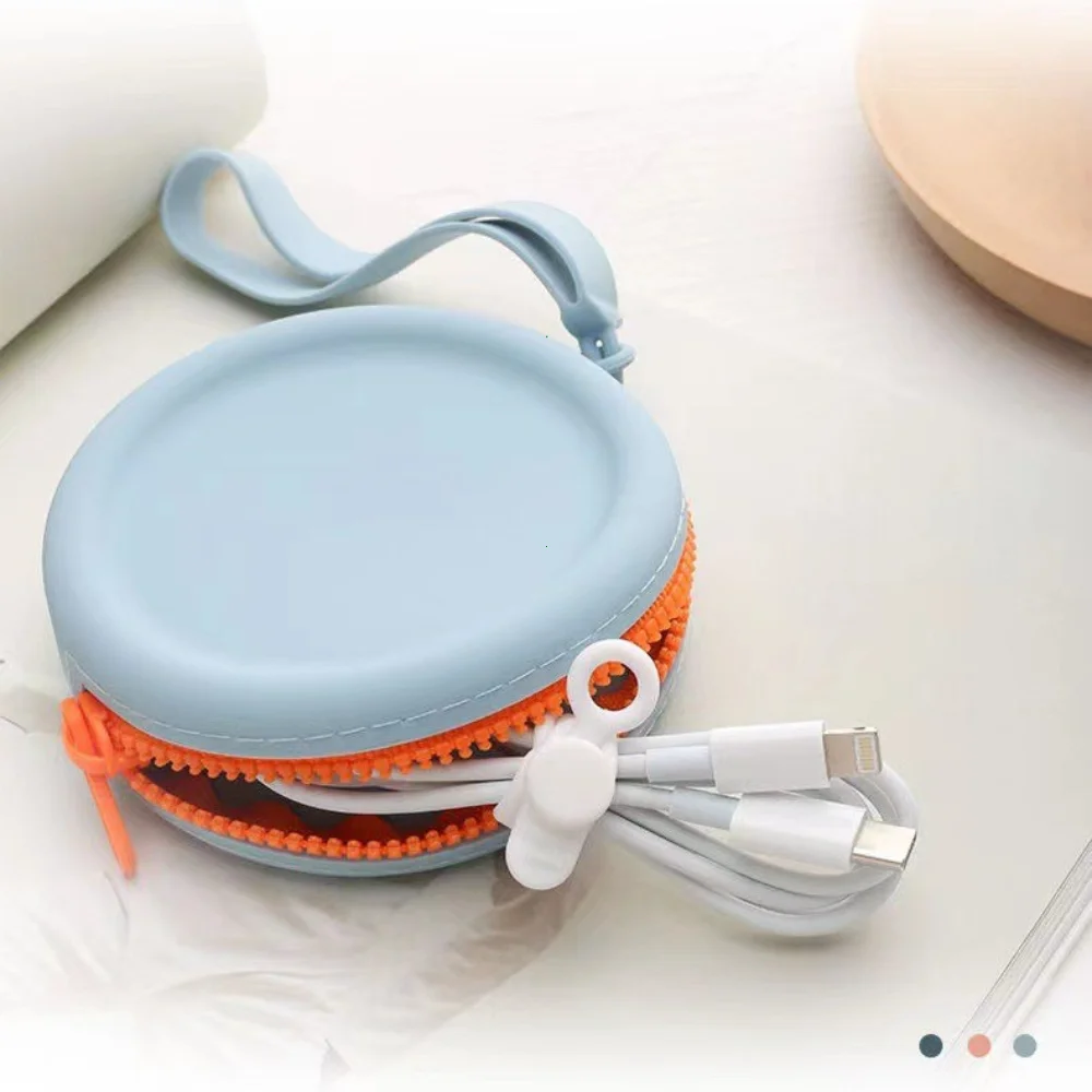 1 قطعة الاطفال الكبار سستة سيليكون مفتاح محافظ سماعة حقيبة صغيرة سيليكون تخزين حقيبة مفاتيح المرأة جولة سيليكون محفظة نسائية للعملات المعدنية حقيبة 2024 #2