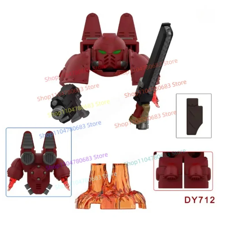 MOC اللبنات معركة الملاك المحارب شخصية صغيرة التجمع نموذج عرض قطعة الكرتون أنيمي الملحقات لعبة هدية تحصيل