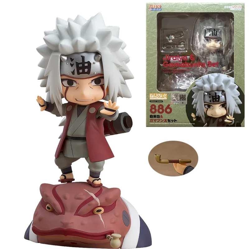 

GSC GoodSmile Original Nendoroid 886 NARUTO Shippuden Jiraiya Gamabunta Anime Action Figure Toys For Boys Girls Kids Gifts