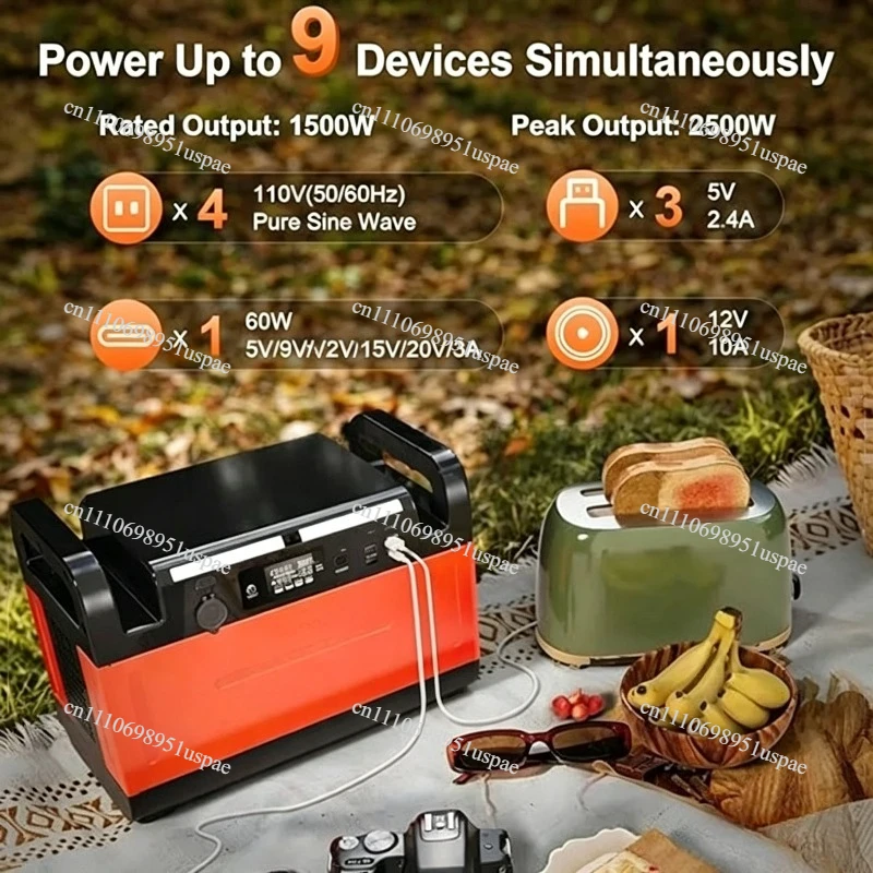 Power Bank portatile da 1500 w - Outdoor Power Bank With Ac Outlet recensione e prezzo