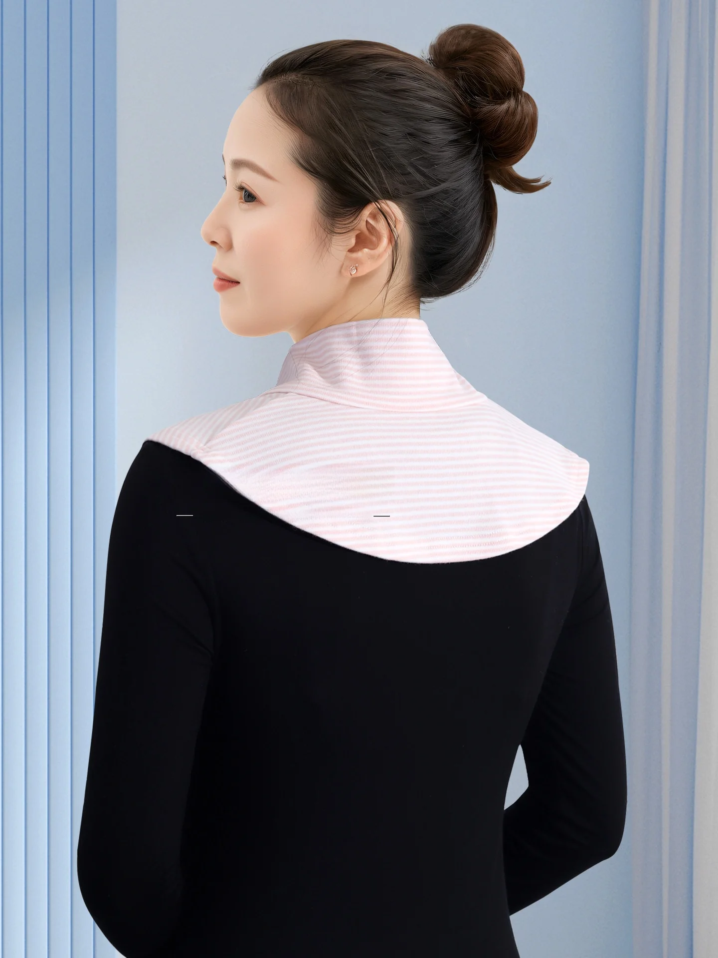 scaldacollo-da-donna-colletto-finto-protezione-per-spalle-e-collo-resistente-allo-sporco-previene-il-freddo-piccola-sciarpa-con-colletto-stile-casual
