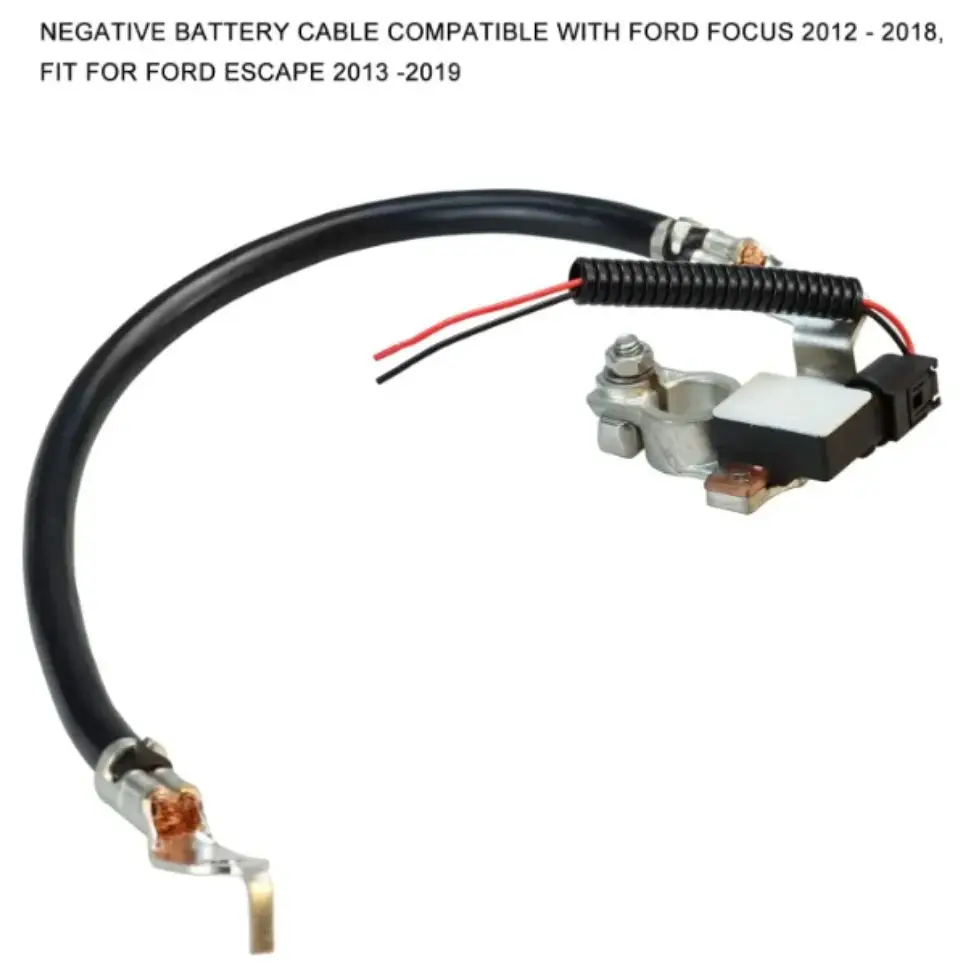 Negative Battery Cable for 2012-2018 Ford Focus Escape, Battery Management System Negative Cable AV6Z-10C679-P AV6Z10C679P，Metal