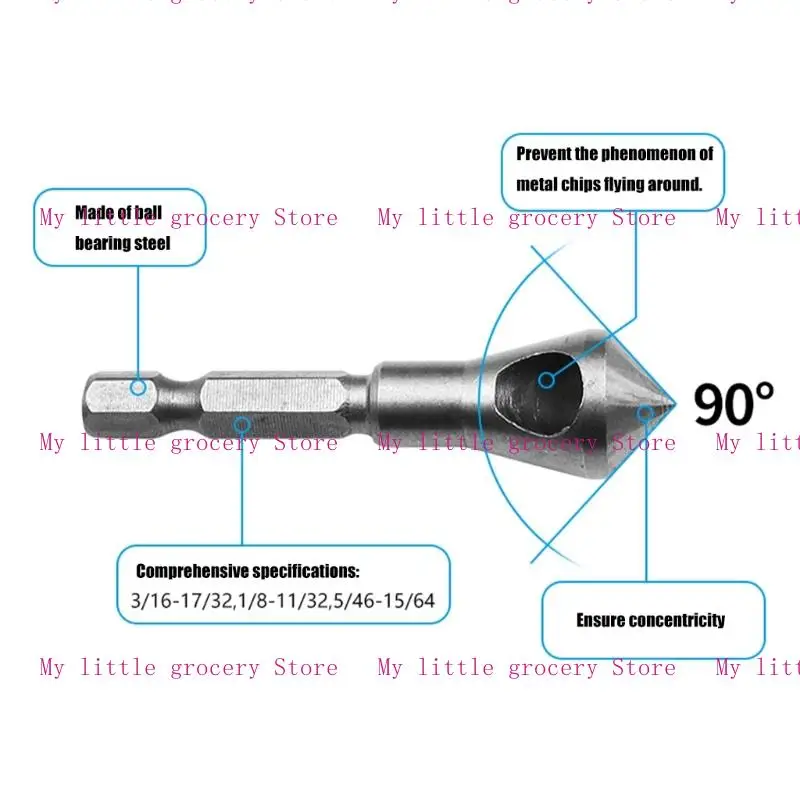 D5BD INDUSTRIAL CHAMFERing Bit Bit Shank Construction Technología rectificación
