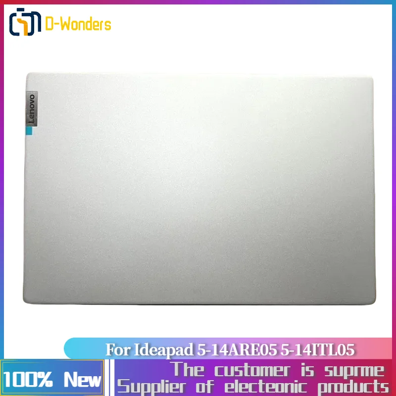 New 5CB0Y89079 5CB1B79034 Sil For Lenovo Ideapad 5-14ARE05 5-14ITL05 5-14ALC05 LCD Back Cover Rear Lid Top Case 81YH Metal