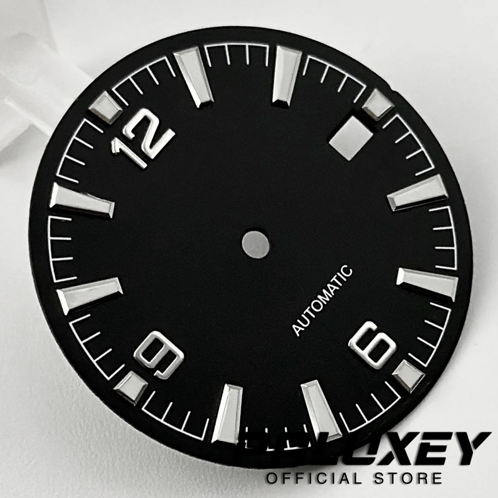 31mm Sterile Black White Blue Grey Watch Dial Fit NH35 ETA 2824 2836 Miyota 8215 821A Mingzhu DG2813 3804 Seagull 1612 Movement