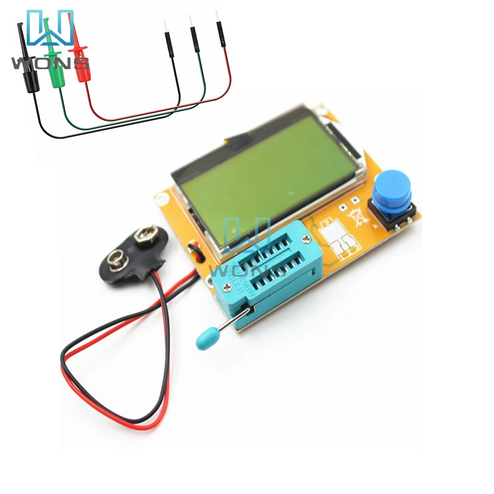 Imagem -02 - Esr Medidor Transistor Tester Diodo Triodo Capacitância Scr Indutância Caixa de Teste Alta Qualidade Novo Lcr-t4 Lcr-tc1 Lcr-t7