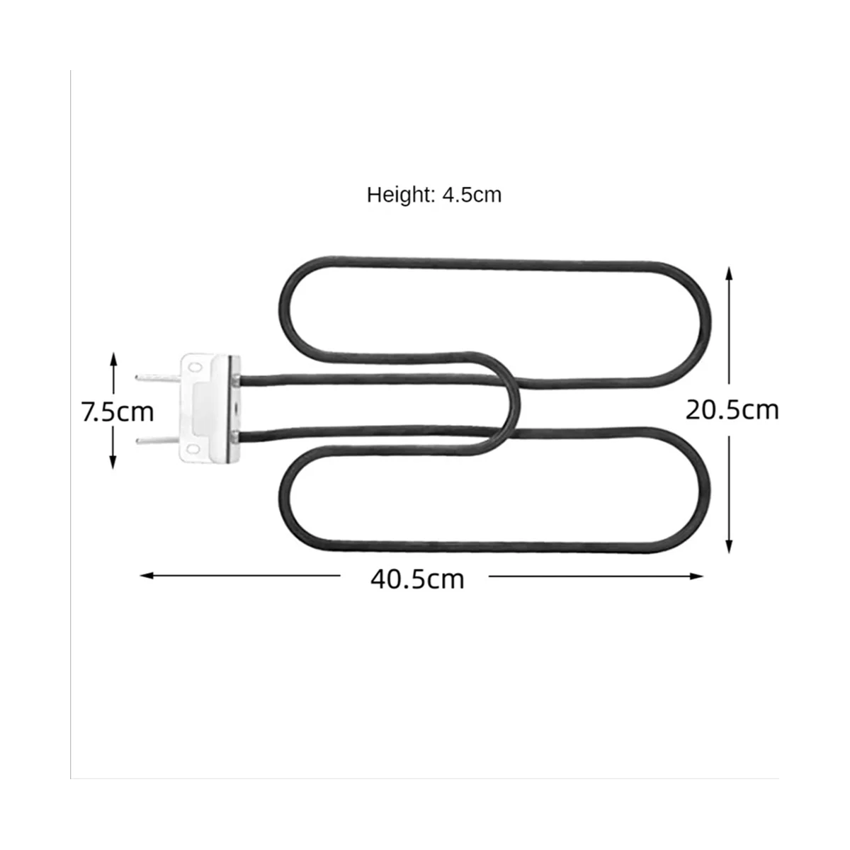 66631 / 65620 Weber Electric Grill Replacement Parts Heating Elements 2200W for Weber Q140 / Q1400 EU Plug