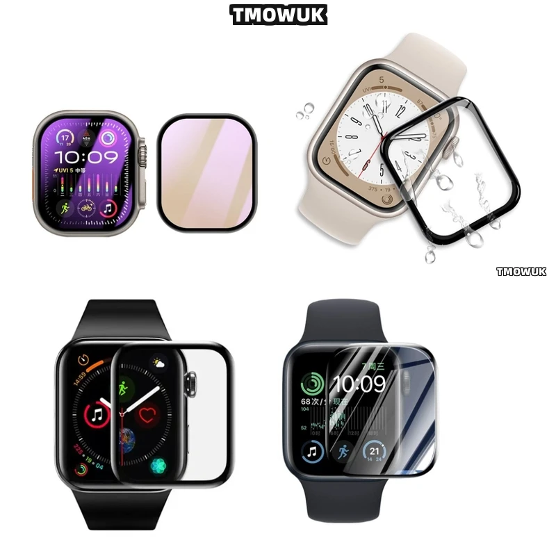 

For Apple Watch 1 2 3 4 5 6 7 8 9 10 SE 38 41 45 44 42 49 MM High Clarity Film Protective Covering Scratch Resistant