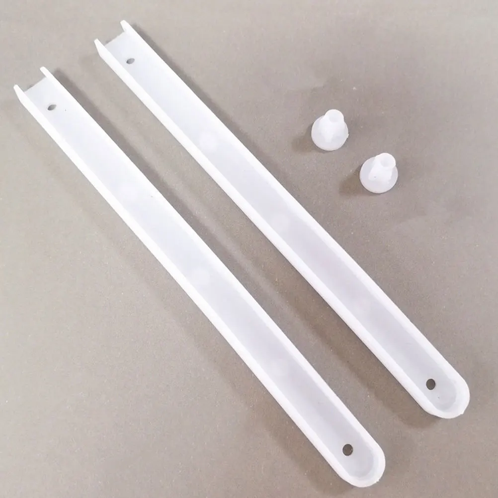 

1 set 1 Set Plastic Drawer Slides Heavy Duty Bottom Mount Cabinet Slides Replacement Drawer Slide Rails For Furniture Storage