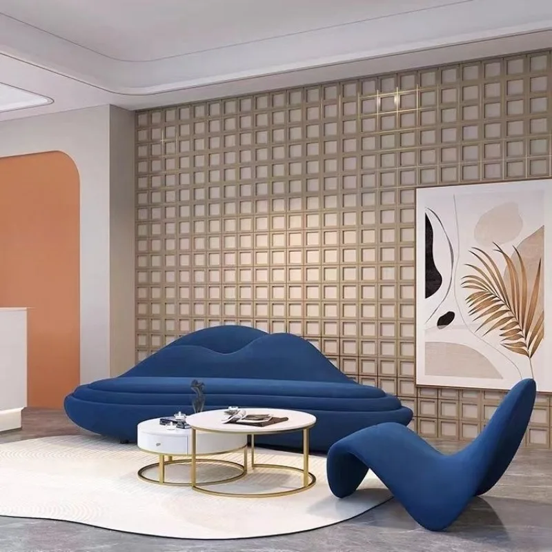 VIP area negotiation creative personality sofa beauty salon clothing store ins cream wind Internet celebrity size apartment