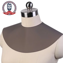 Barbershop Silicone Cutting Collar Hair Dyeing Shawls Waterproof Salon Hairdressing Neck Wrap Guard Hair Cutting Pad