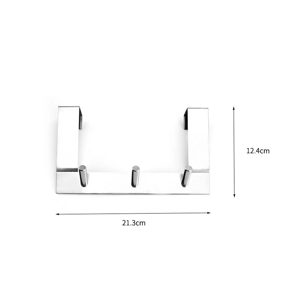 

Over The Door Hook Hanger Stainless Steel Towel Bag Pajama Robe Bathrobe Home Decor Storage Solution Metal Hanger No Drill Easy