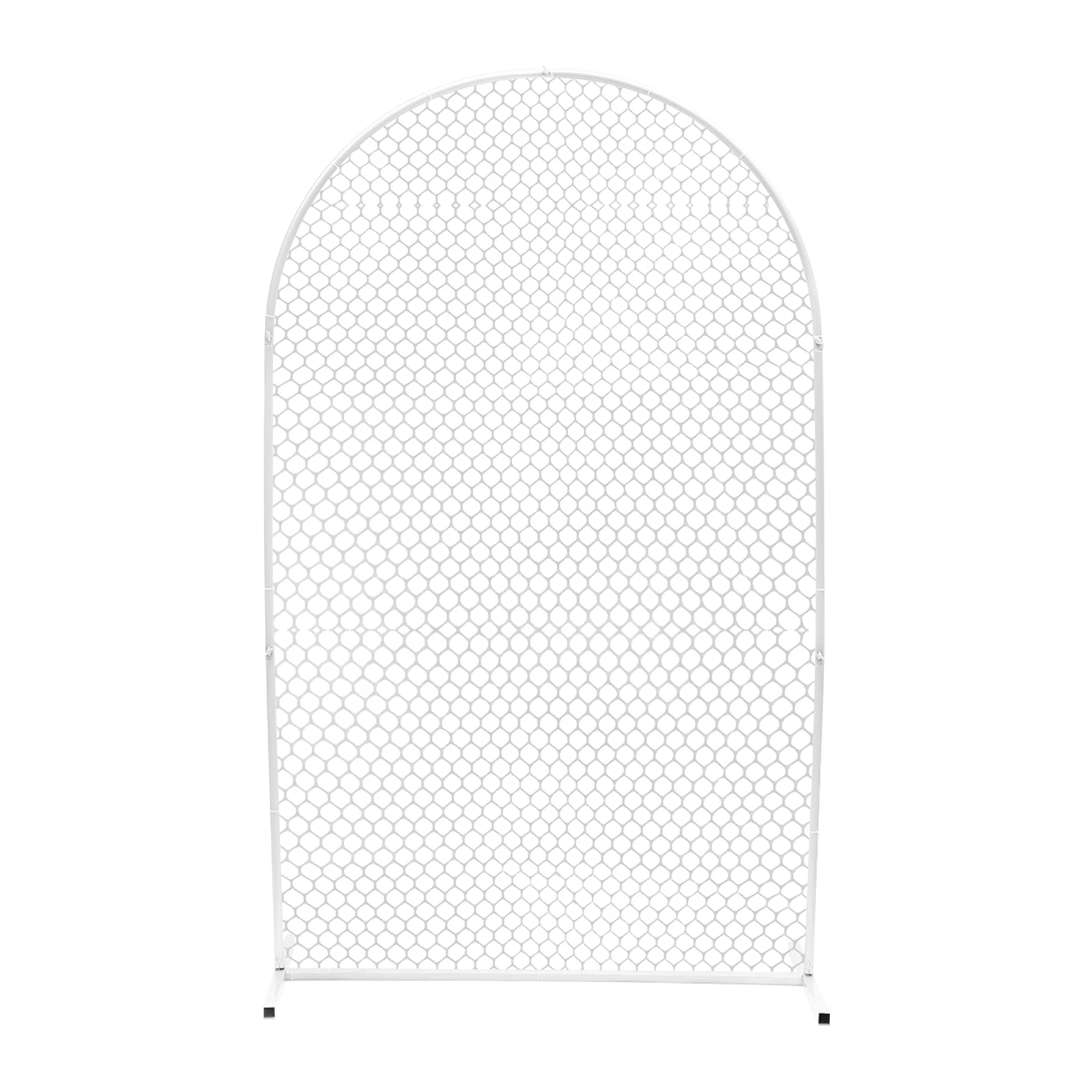 200 cm Wedding Stand White Mesh Wall Stand Arch Backdrop Iron Wedding Event Party Props DIY Decoration