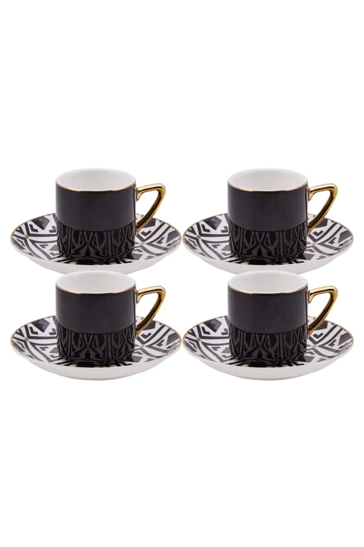 DOLBOVI Monochrome 4 person coffee cup set 90 ml