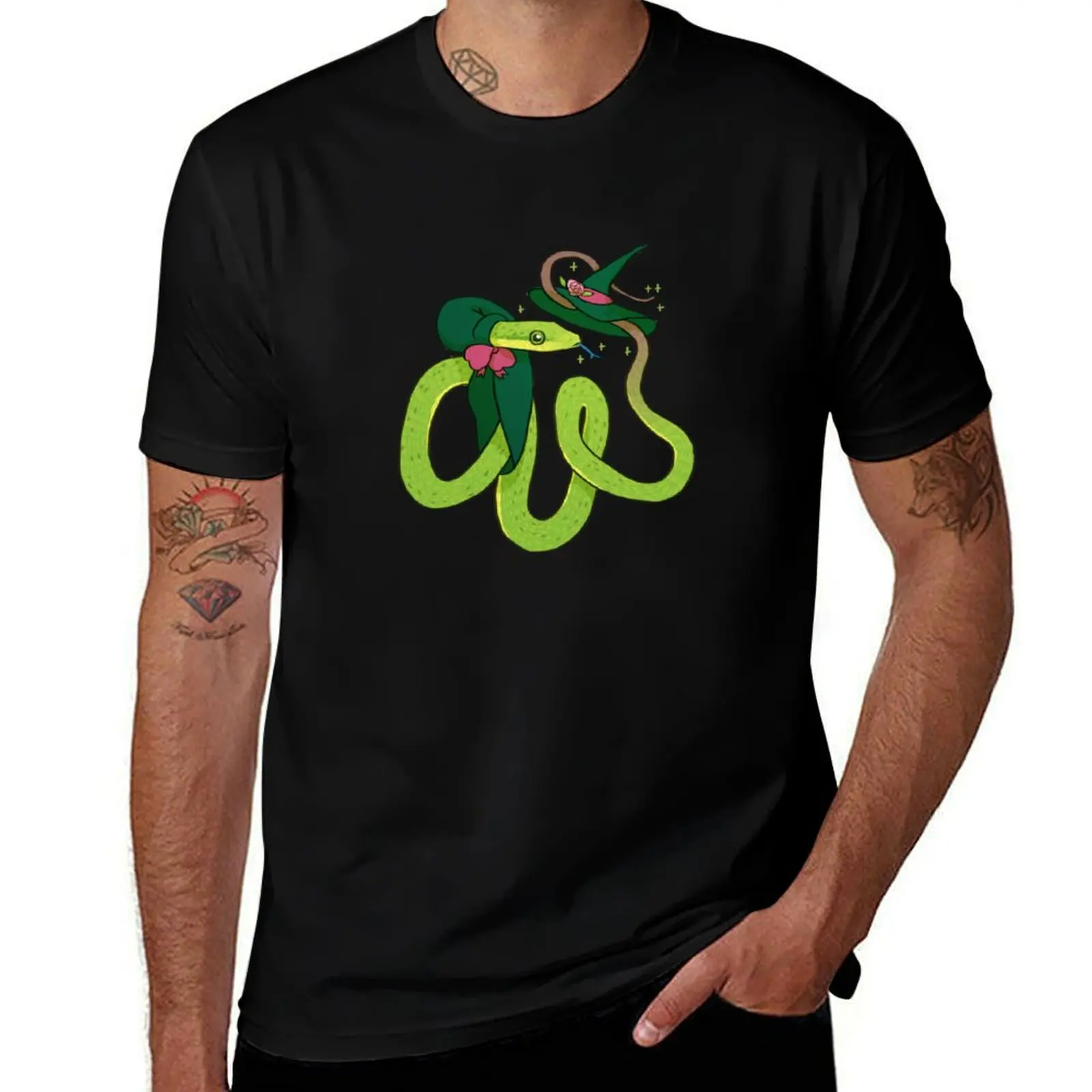 

Red Tailed Green Ratsnake - Lavellan T-Shirt t shirt man cotton man t shirt luxury T-Shirt