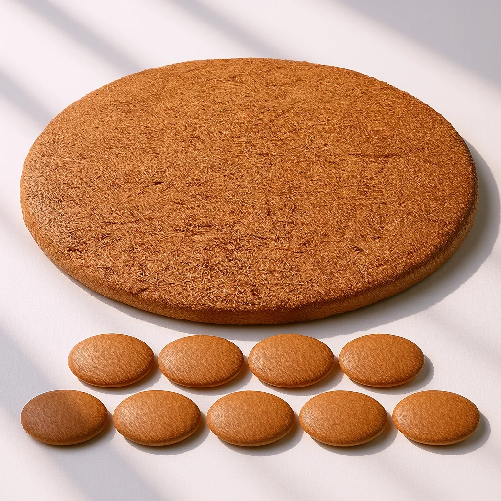 

10pcs Coconut Fiber Nesting Mat 10Cm Thick Reusable Natural Bird Nest Pad For Pigeon Parrot Breeding Eggs Dry Breathable Pet