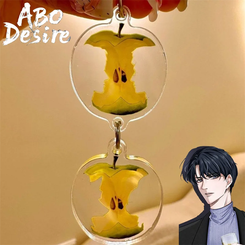 TV ABO الرغبة ألفا إنجما شنغ شاويو هوا يونغ تأثيري المفاتيح الاكريليك حلية مفتاح سلسلة كيرينغ الشكل اكسسوارات الدعامة #1