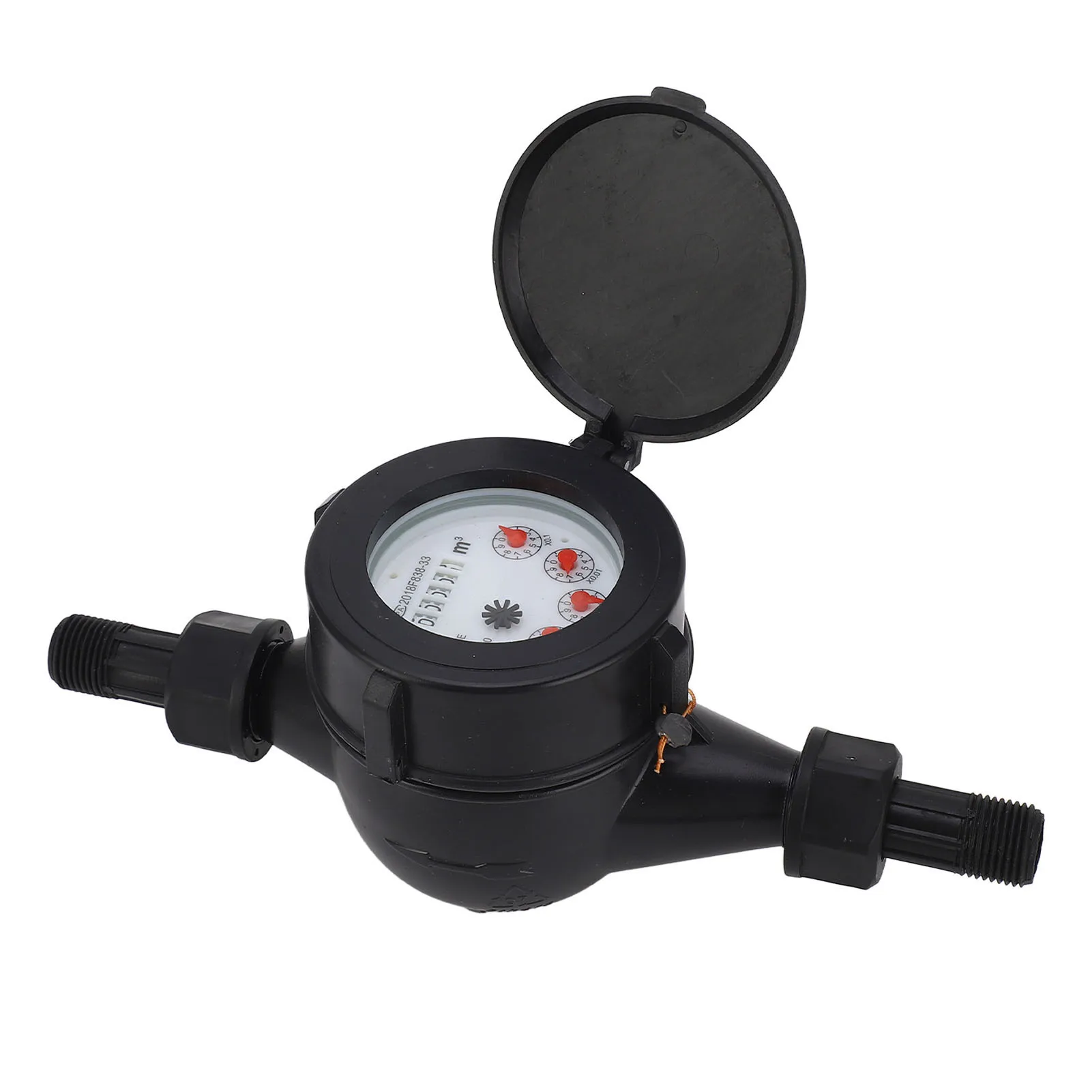 Water Meter Dry  DN15 Indoor Outdoor 15mm Magnetic Coupling Transmission Corrosion Resistant
