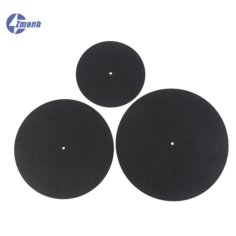 New！1/3Pcs 7/10/12inch Felt Turntable Platter Vinyl Record Pad Anti-Static Anti-slip Protection Mat For LP Vinyl Record Players