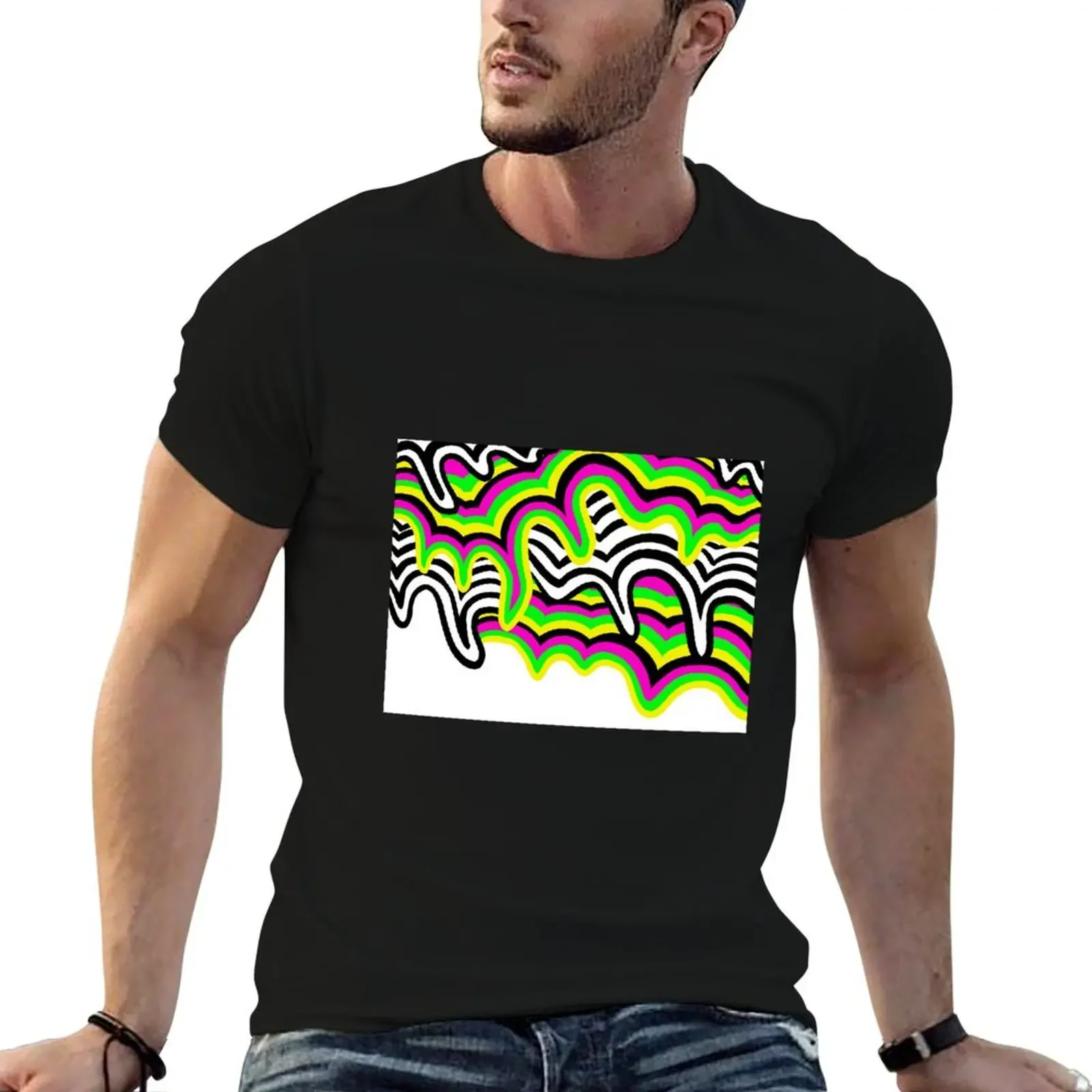 Trippy T-Shirt shirts graphic tee customs design your own summer tops t shirts for men cotton