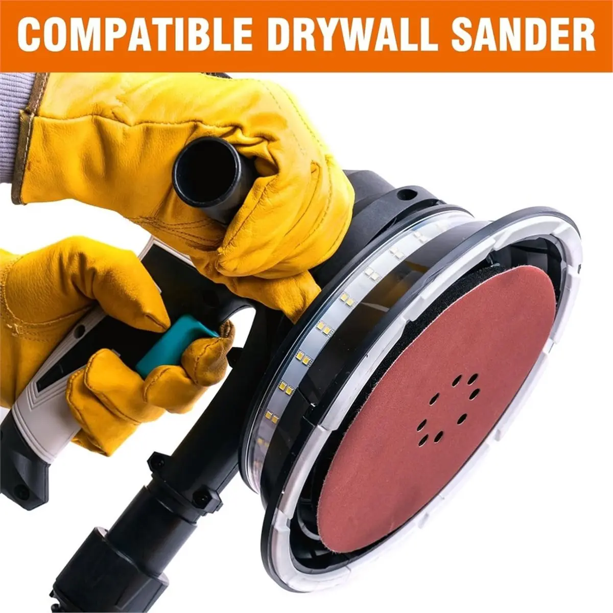 Pack of 30 Sandpaper 225 mm for Giraffe Drywall Sander Sanding Disc Alumina