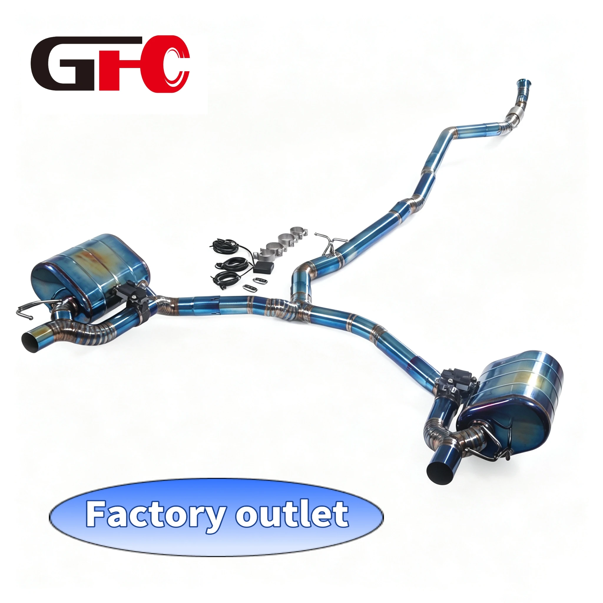 Exhaust  Pipe for 2019 Mercedes-Benz CLS53 AMG 3.0T C238 with 304 Stainless Steel, with resonator catback Exhaust system