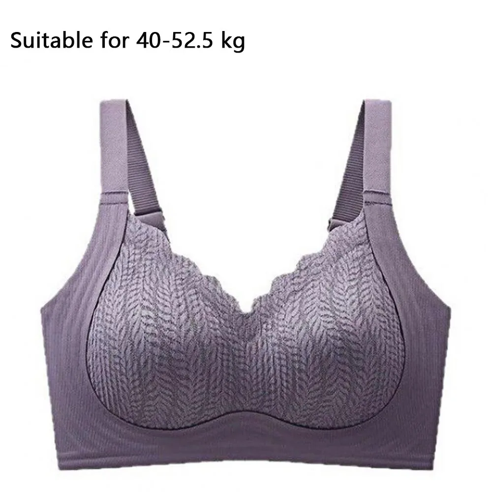 

New Breathable Seamless Bras Beautiful Back Ribbed Push Up Bras Soft Support Anti-Sagging Pilates Underwear Everyday Wear