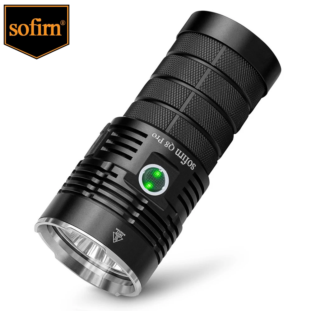 

Sofirn Q8 Pro Powerful 11000 Lumen USB C Rechargeable 18650 Flashlight 4* XHP50.2 LEDs Anduril 2 UI Torch with Reverse Charge