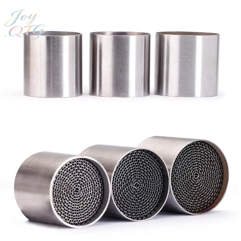 Universal Motorcycle Exhaust Honeycomb DB Killer Reduce Noise High Torque At Low Speed Gas Purification Treatment