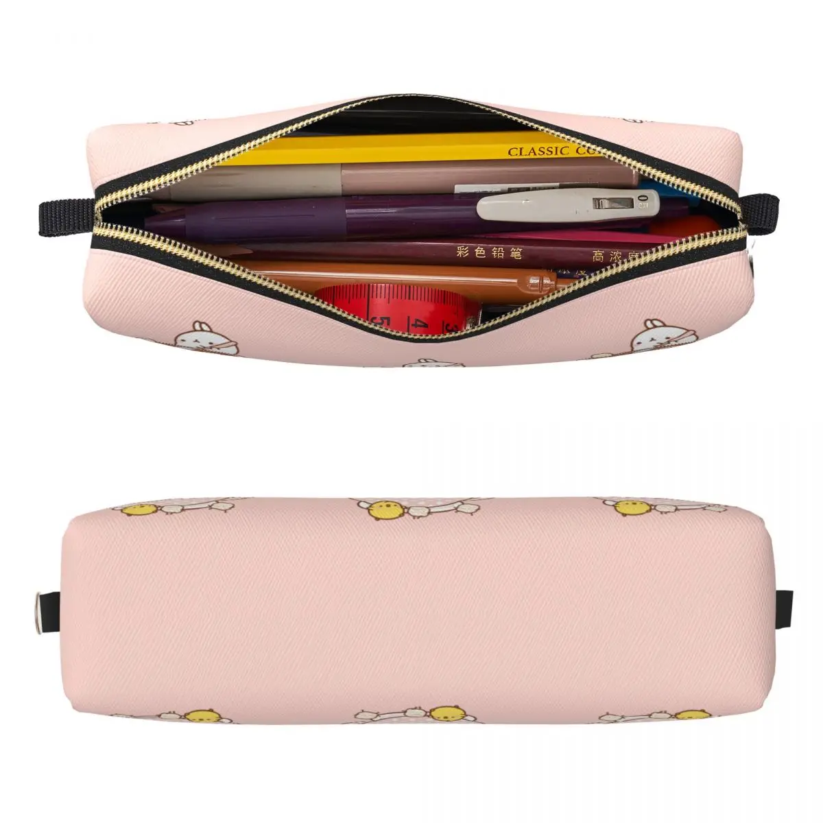Cartoon M-Molangs Pencil Cases Pen Box Bag Student Students School Gifts Pencil Box
